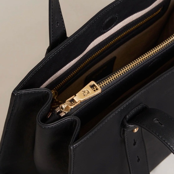 Spartina 449 Black Siren Leather Handbag - Picture 3 of 6